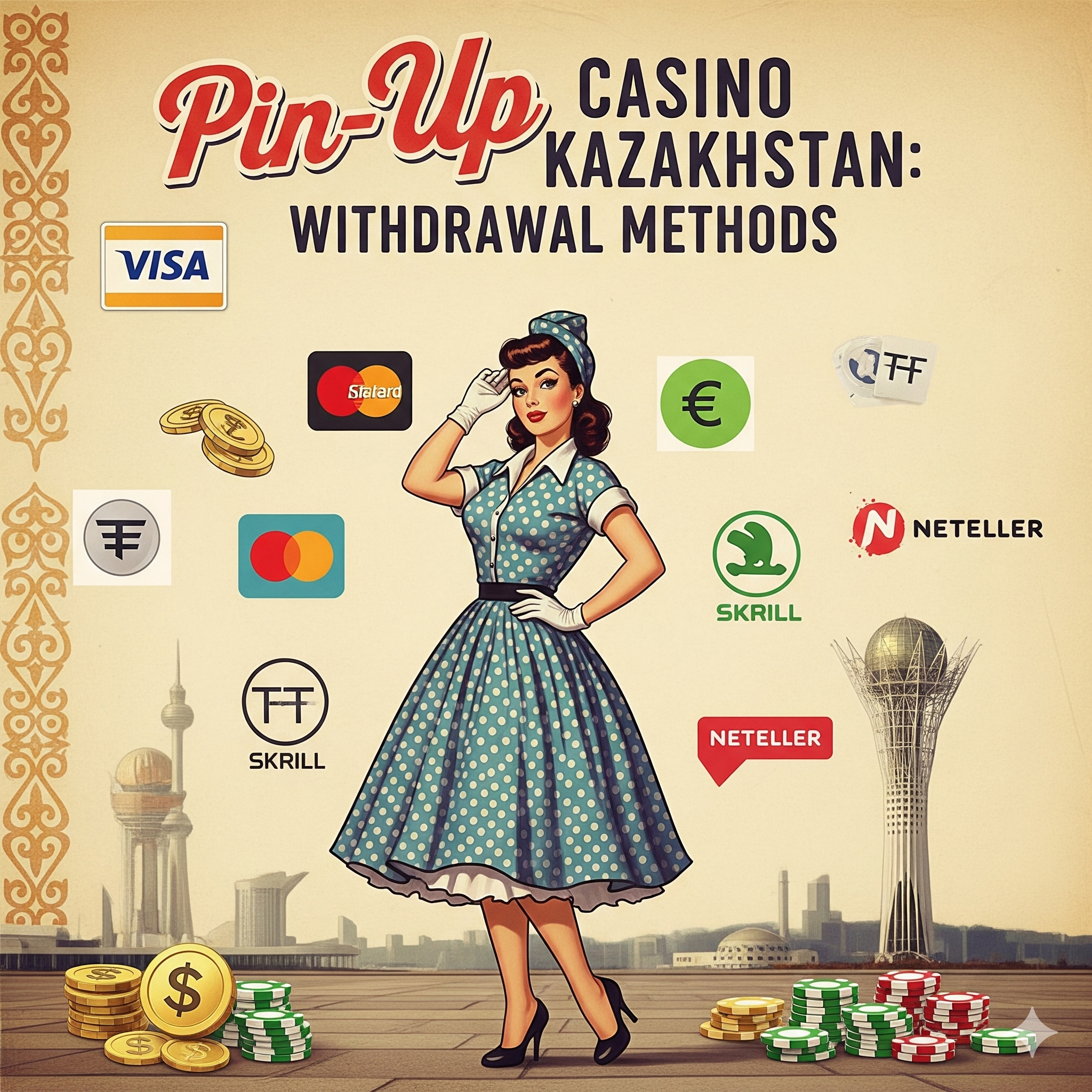 Способы вывода средств Pin-Up Casino Казахстан