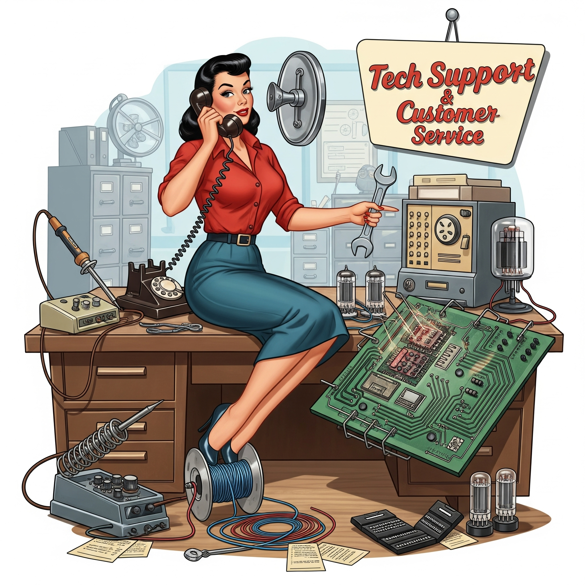 Technical support and customer service at Pin-Up